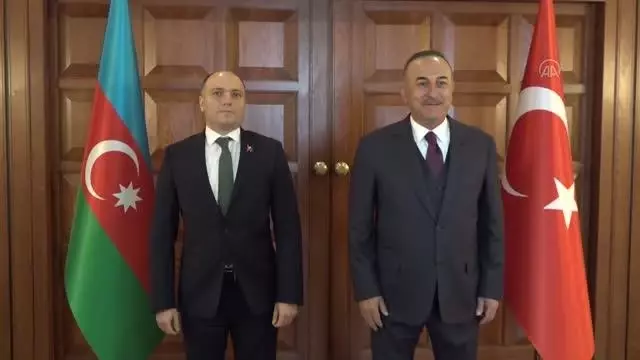 Son dakika haber! Dışişleri Bakanı Mevlüt Çavuşoğlu, Azerbaycan Kültür Bakanı Anar Karimov ile görüştü Son dakika haber! Dışişleri Bakanı Mevlüt Çavuşoğlu, Azerbaycan Kültür Bakanı Anar Karimov ile görüştü