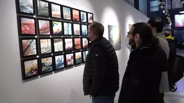 Musa Güney'in resim sergisi 'Zerre' sanatseverleri bekliyor Musa Güney'in resim sergisi 'Zerre' sanatseverleri bekliyor
