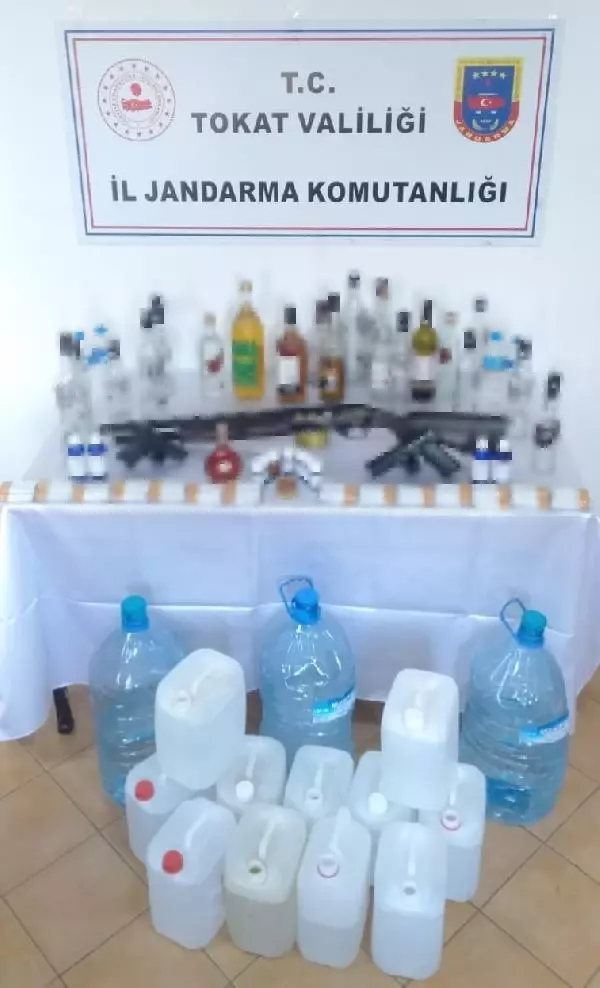 Tokat'ta, sahte içki operasyonu Tokat'ta, sahte içki operasyonu