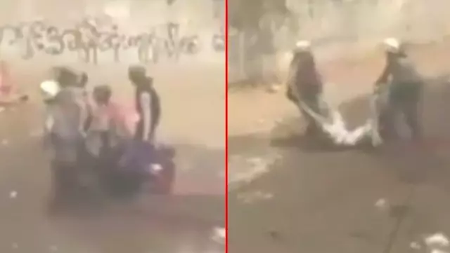 Askeri darbe Myanmar'ı kan gölüne çevirdi! Güvenlik güçleri cansız bedenleri araçlara taşırken görüntülendi Askeri darbe Myanmar'ı kan gölüne çevirdi! Güvenlik güçleri cansız bedenleri araçlara taşırken görüntülendi