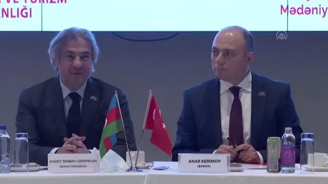 Azerbaycan Kültür Bakanı Kerimov, Türk yapımcılarla bir araya geldi Azerbaycan Kültür Bakanı Kerimov, Türk yapımcılarla bir araya geldi