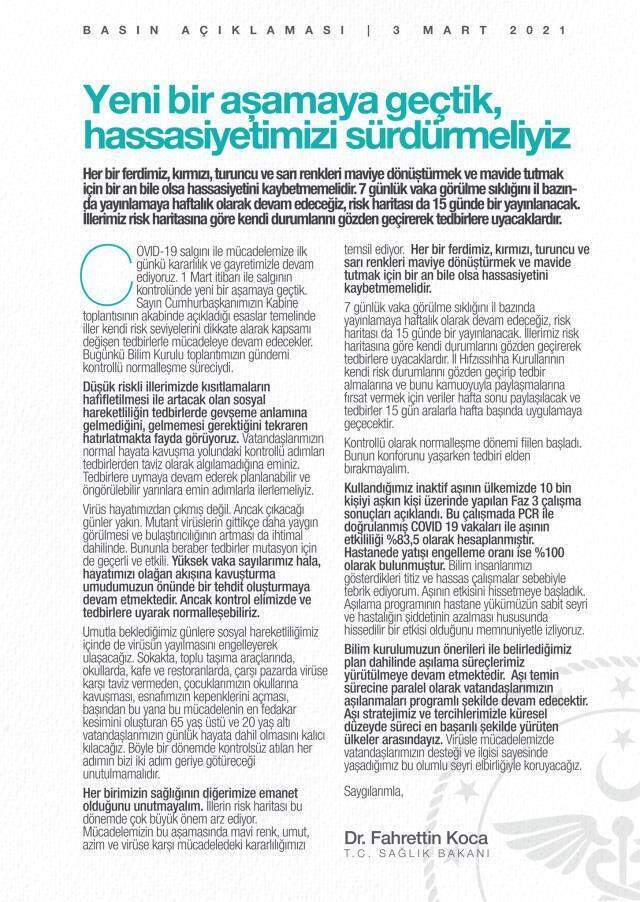 Bilim Kurulu yazılı açıklama! Bilim Kurulu toplantısında alınan kararlar! Yeni yasaklar neler?