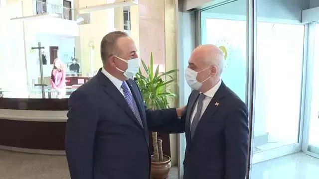 Çavuşoğlu, Gürcistan Dışişleri Bakanı Zalkaliani ile görüştü Çavuşoğlu, Gürcistan Dışişleri Bakanı Zalkaliani ile görüştü