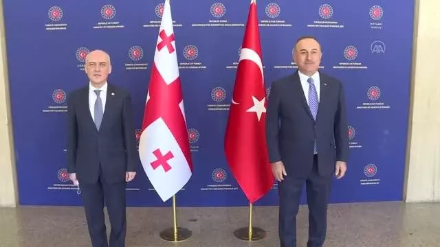 Çavuşoğlu, Gürcistan Dışişleri Bakanı Zalkaliani ile görüştü Çavuşoğlu, Gürcistan Dışişleri Bakanı Zalkaliani ile görüştü