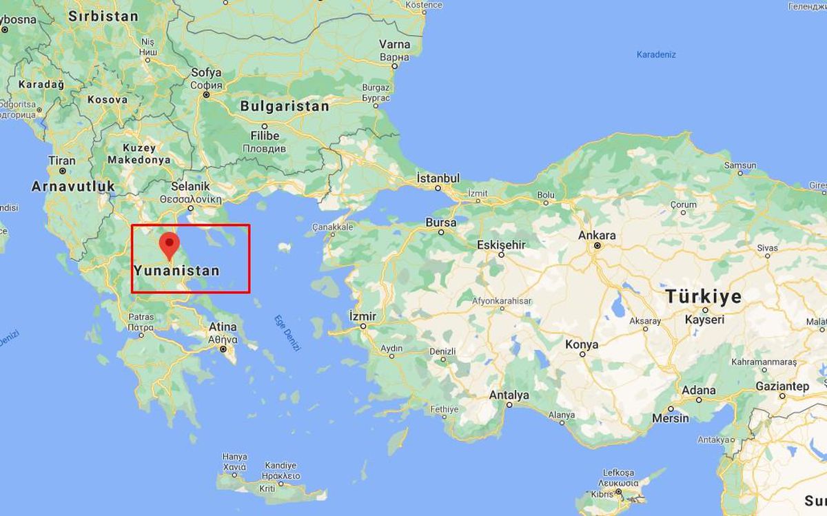 Larissa nerede? Larissa konumu ve haritası! Larissa Türkiye'ye yakın mı?
