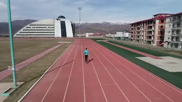 Milli atlet Bedirhan Alpagu, dünya şampiyonluğu hedefiyle çalışıyor Milli atlet Bedirhan Alpagu, dünya şampiyonluğu hedefiyle çalışıyor
