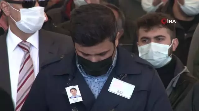TBMM Başkanı Mustafa Şentop protokol sorumlusu Yunus Şeker'in eşinin cenaze törenine katıldı