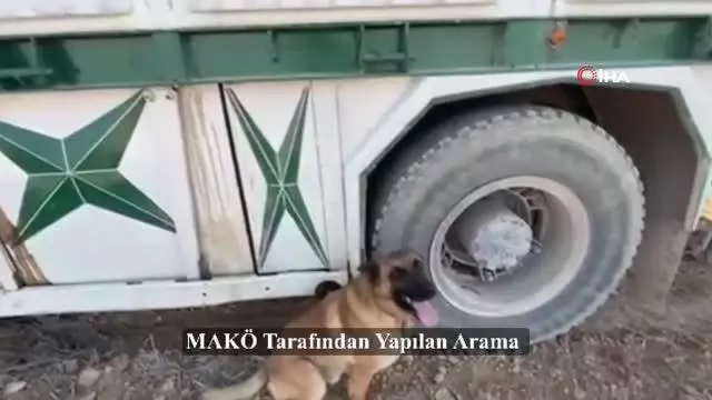 Son dakika haberleri! Bomba arama köpekleri sayesinde 30 kilograma yakın patlayıcı madde ele geçirildi Son dakika haberleri! Bomba arama köpekleri sayesinde 30 kilograma yakın patlayıcı madde ele geçirildi