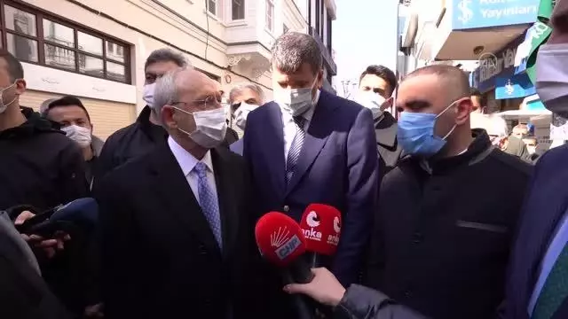 CHP Genel Başkanı Kılıçdaroğlu, Kadıköy'de esnaf ziyareti yaptı CHP Genel Başkanı Kılıçdaroğlu, Kadıköy'de esnaf ziyareti yaptı