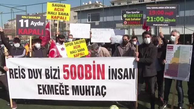Halı saha işletmecileri, kapanış saatlerinin düzenlenmesini istiyor Halı saha işletmecileri, kapanış saatlerinin düzenlenmesini istiyor