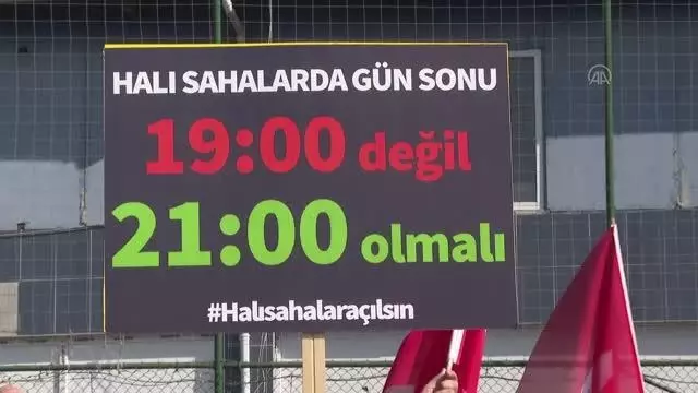 Halı saha işletmecileri, kapanış saatlerinin düzenlenmesini istiyor Halı saha işletmecileri, kapanış saatlerinin düzenlenmesini istiyor