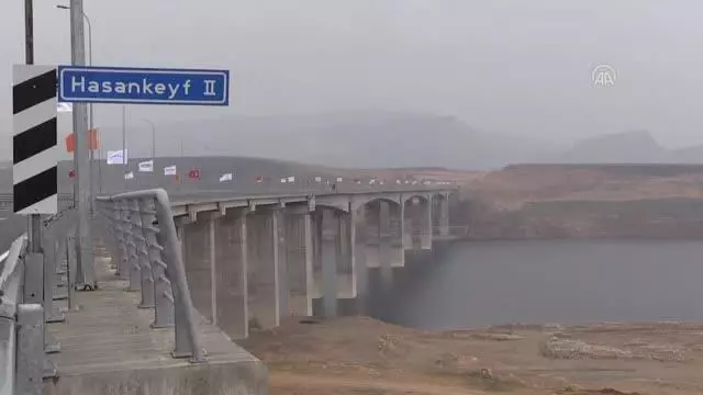 Hasankeyf-2 Köprüsü açılışa hazırlanıyor Hasankeyf-2 Köprüsü açılışa hazırlanıyor