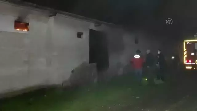 Tavuk çiftliğinde çıkan yangın söndürüldü Tavuk çiftliğinde çıkan yangın söndürüldü