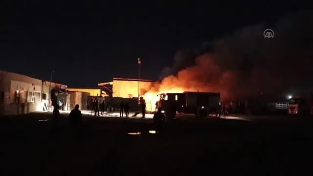Son dakika haber! Tır bakım istasyonunda yangın Son dakika haber! Tır bakım istasyonunda yangın