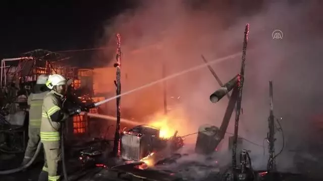 Son dakika haber! Tır bakım istasyonunda yangın Son dakika haber! Tır bakım istasyonunda yangın