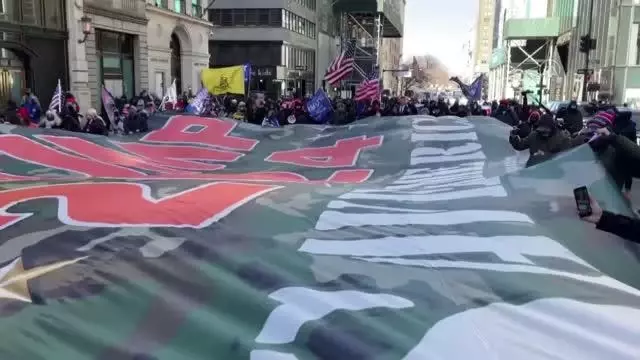ABD'de Donald Trump'a destek yürüyüşü (2) ABD'de Donald Trump'a destek yürüyüşü (2)