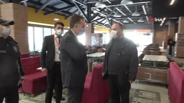 Arnavutköy Kaymakamı Ahmet Odabaş'tan AVM'ye denetim