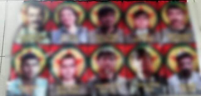 Belediyenin kullanılmayan binasında elebaşı Öcalan'ın fotoğrafları ele geçirildi Belediyenin kullanılmayan binasında elebaşı Öcalan'ın fotoğrafları ele geçirildi