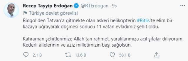 Bitlis'teki helikopter kazasında şehit olan 11 askerimizin naaşı Elazığ'a getirildi Bitlis'teki helikopter kazasında şehit olan 11 askerimizin naaşı Elazığ'a getirildi