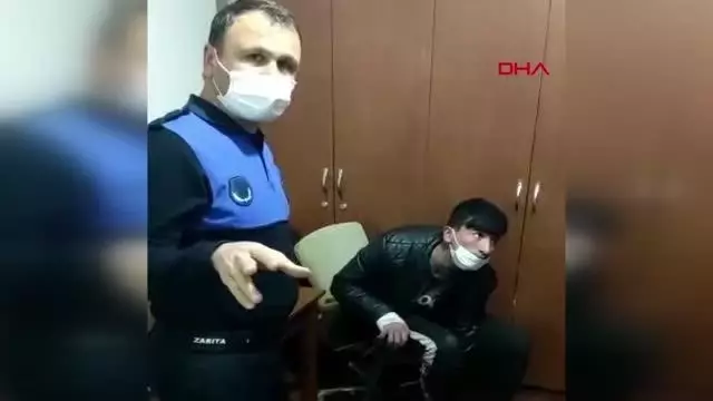 DÜZCE Koltuk değneğiyle girdiği karakoldan yürüyerek çıktı