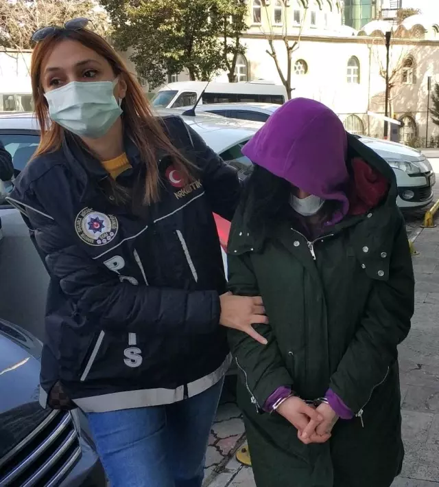 Genç kadın uyuşturucu ticaretinden gözaltına alındı Genç kadın uyuşturucu ticaretinden gözaltına alındı