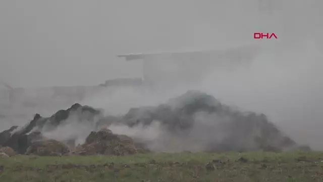Son dakika haber | KIRKLARELİ Kırklareli'de yem deposunda çıkan yangında tonlarca saman ve yem küle döndü Son dakika haber | KIRKLARELİ Kırklareli'de yem deposunda çıkan yangında tonlarca saman ve yem küle döndü