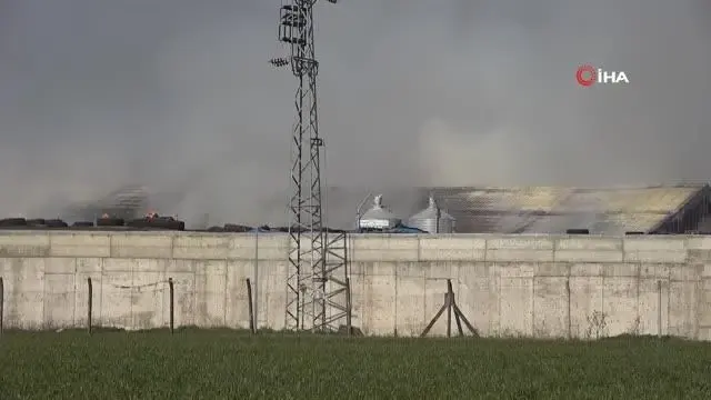 Kırklareli'nde hayvan çiftliğinde çıkan yangın kontrol altına alındı
