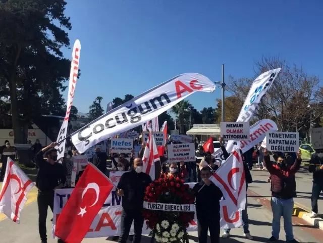 - KKTC'de turizm emekçileri sokağa indi - KKTC'de turizm emekçileri sokağa indi
