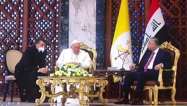 Katoliklerin ruhani lideri Papa Franciscus Irak'ta sevgi gösterisi Katoliklerin ruhani lideri Papa Franciscus Irak'ta sevgi gösterisi