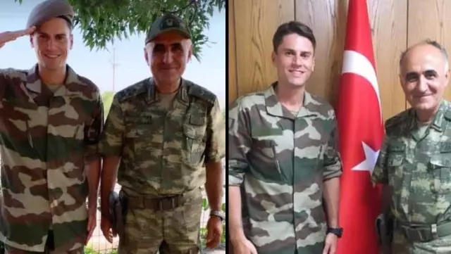 Şehit korgeneral Osman Erbaş, oyuncu Anıl Tetik'in komutanı çıktı Şehit korgeneral Osman Erbaş, oyuncu Anıl Tetik'in komutanı çıktı