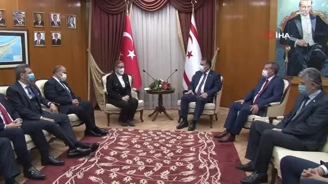 Son dakika haberi | - Ticaret Bakanı Pekcan, KKTC Başbakanı Saner tarafından kabul edildi Son dakika haberi | - Ticaret Bakanı Pekcan, KKTC Başbakanı Saner tarafından kabul edildi