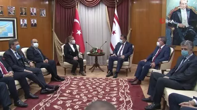 Son dakika haberi | - Ticaret Bakanı Pekcan, KKTC Başbakanı Saner tarafından kabul edildi Son dakika haberi | - Ticaret Bakanı Pekcan, KKTC Başbakanı Saner tarafından kabul edildi