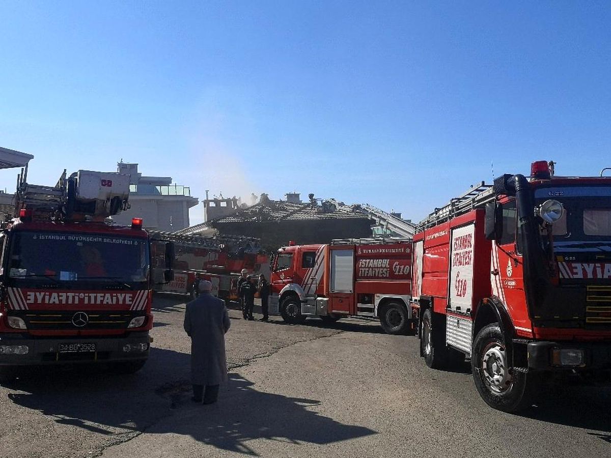 Tuzla'da villada korkutan yangın