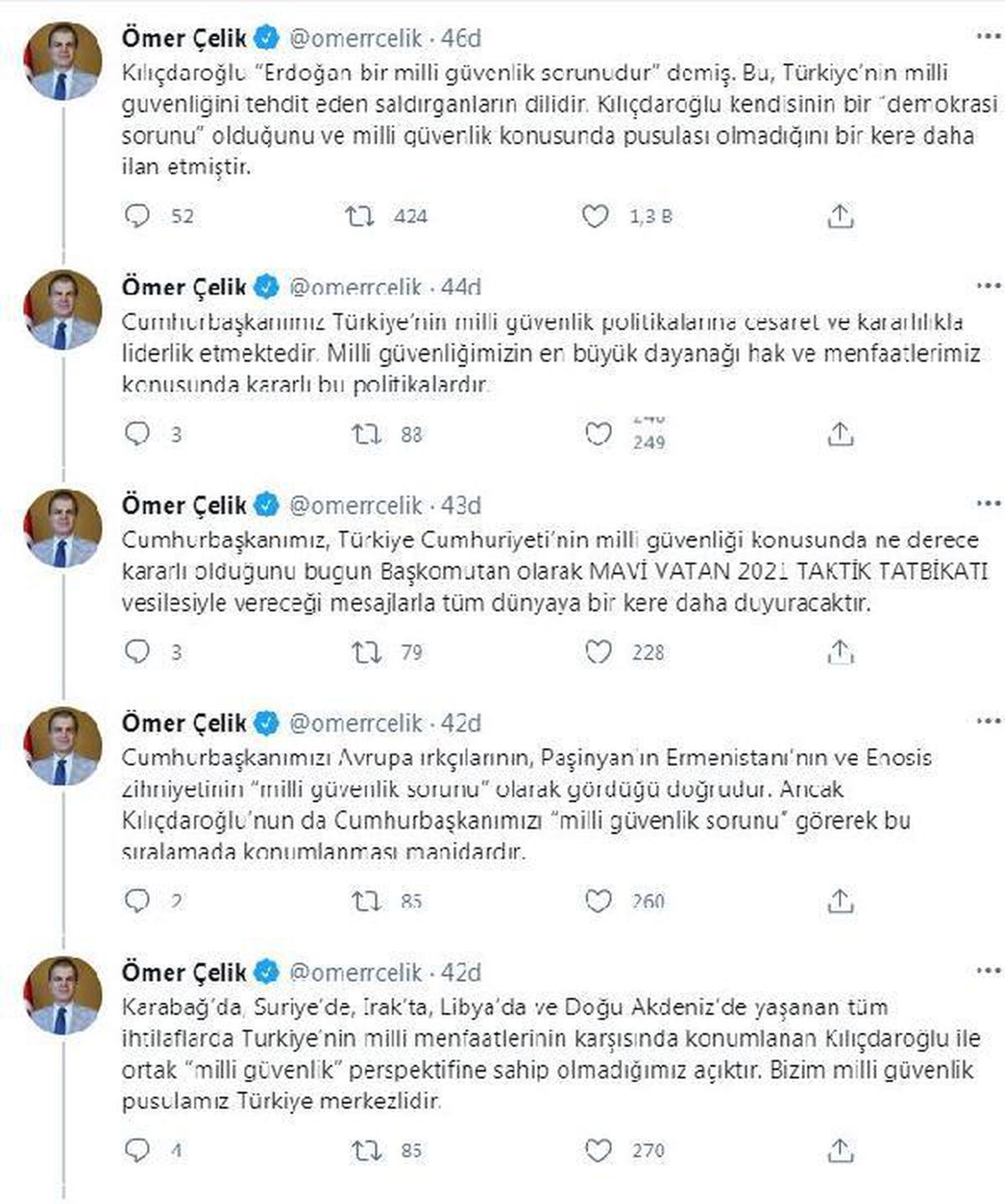 AK Parti Sözcüsü Çelik, Kılıçdaroğlu'nun Cumhurbaşkanı Erdoğan'a yönelik sözlerine yanıt verdi Açıklaması