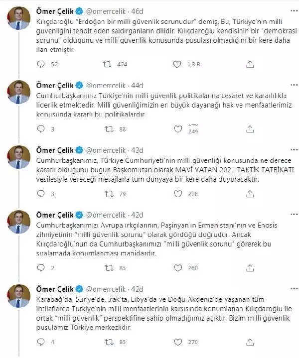 AK Parti Sözcüsü Çelik, Kılıçdaroğlu'nun Cumhurbaşkanı Erdoğan'a yönelik sözlerine yanıt verdi Açıklaması AK Parti Sözcüsü Çelik, Kılıçdaroğlu'nun Cumhurbaşkanı Erdoğan'a yönelik sözlerine yanıt verdi Açıklaması