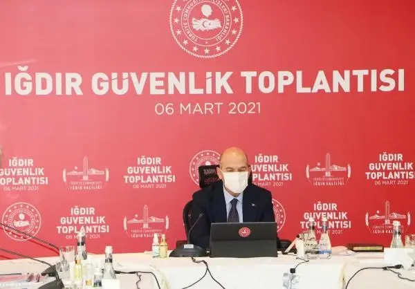 Bakan Süleyman Soylu, Iğdır'da Güvenlik Toplantısına katıldı Bakan Süleyman Soylu, Iğdır'da Güvenlik Toplantısına katıldı