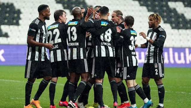 Beşiktaş beat Gaziantep FK 2-1 and took the lead