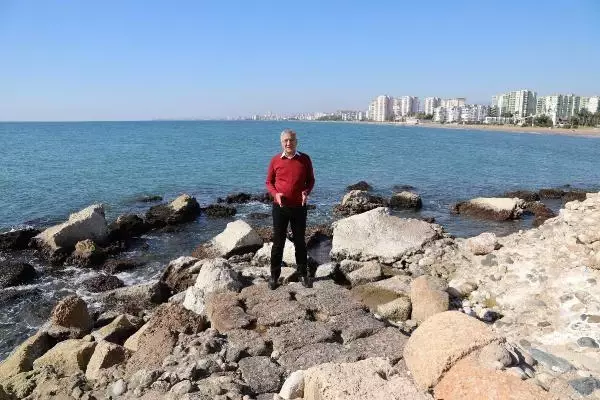 MERSİN Deniz çekildi antik liman ortaya çıktı MERSİN Deniz çekildi antik liman ortaya çıktı