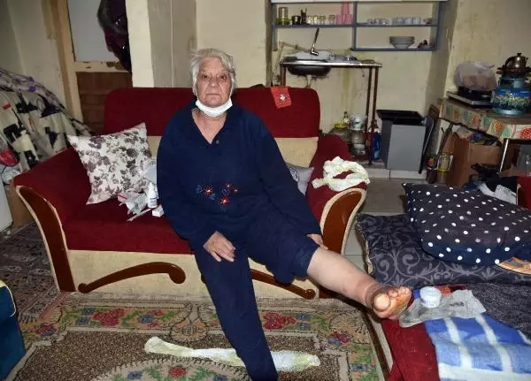 ANTALYA Hem ayağı hem evi tehlikede ANTALYA Hem ayağı hem evi tehlikede