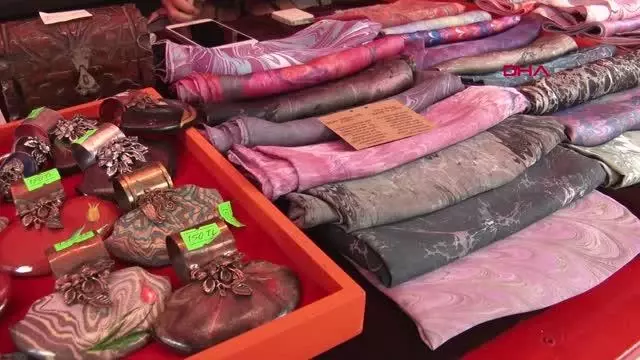 Kadınların el emeği ürünleri Galata Pazarı'nda satılıyor