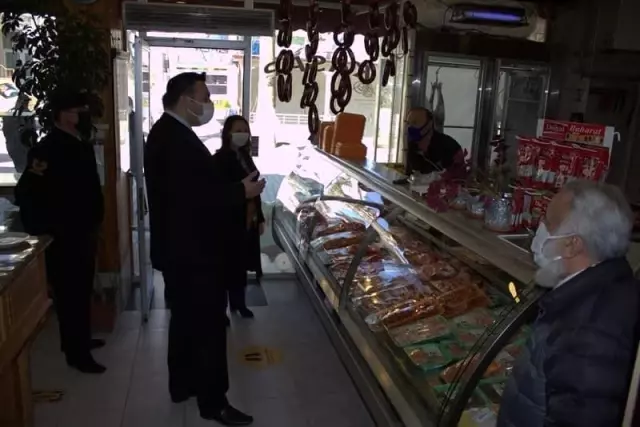 Kaymakam ve belediye başkanından denetim Kaymakam ve belediye başkanından denetim