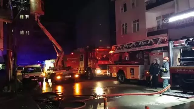 Kıraathanede tüpün patlaması sonucu hasar oluştu Kıraathanede tüpün patlaması sonucu hasar oluştu