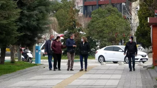 Kırklareli'nde kısıtlamasız ilk cumartesi günü cadde ve sokaklar hareketli