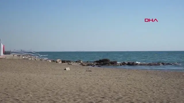 MERSİN Deniz çekildi antik liman ortaya çıktı MERSİN Deniz çekildi antik liman ortaya çıktı
