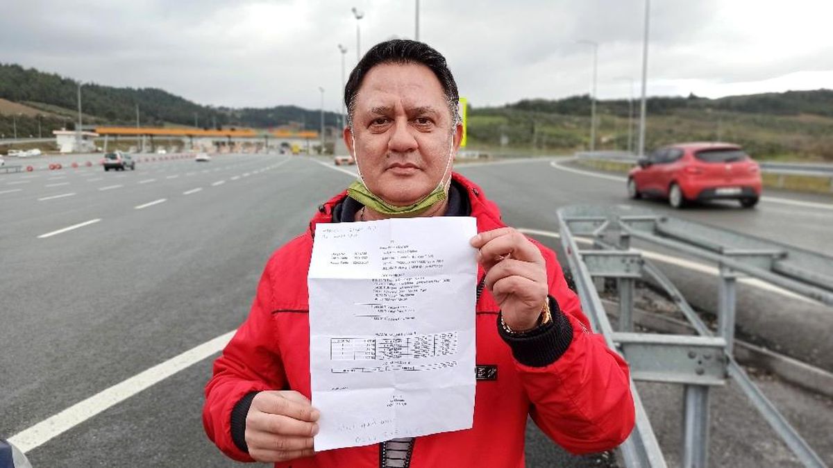 Otoyol geçiş ücretini ödemeyi unutunca icralık oldu