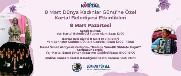8 Mart Dünya Kadınlar Günü çeşitli etkinliklerle kutlanacak 8 Mart Dünya Kadınlar Günü çeşitli etkinliklerle kutlanacak