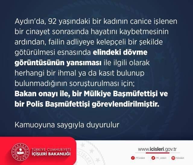 92 yaşındaki kadının katil zanlısının elindeki dövmenin görüntülere yansımasıyla ilgili soruşturma 92 yaşındaki kadının katil zanlısının elindeki dövmenin görüntülere yansımasıyla ilgili soruşturma