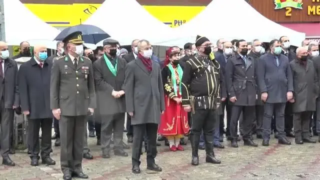 Artvin'in düşman işgalinden kurtuluşunun 100'üncü yıl dönümü törenle kutlandı. Artvin'in düşman işgalinden kurtuluşunun 100'üncü yıl dönümü törenle kutlandı.