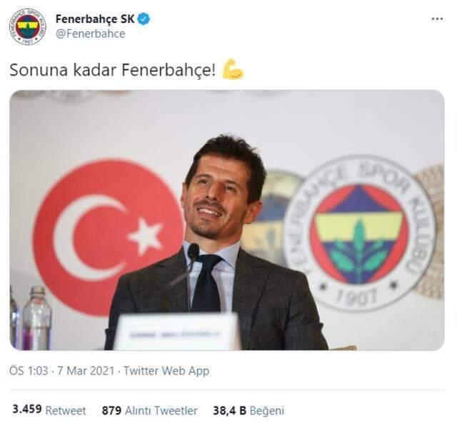 Fenerbahçe, sportif direktör Emre Belözoğlu'nun istifa ettiğine ilişkin iddiaları yalanladı Fenerbahçe, sportif direktör Emre Belözoğlu'nun istifa ettiğine ilişkin iddiaları yalanladı