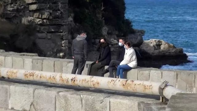 Amasra'da kısıtlamanın kalkmasıyla hareketlilik başladı Amasra'da kısıtlamanın kalkmasıyla hareketlilik başladı